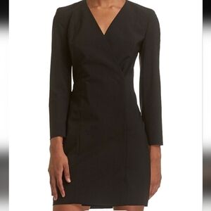 Theory Black Jacket Long Sleeve Dress Size 2